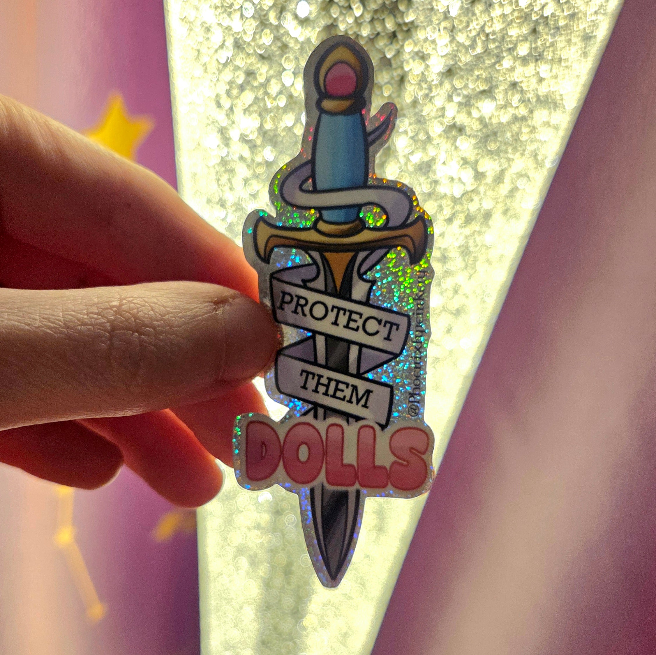 Protect Them Dolls Sticker