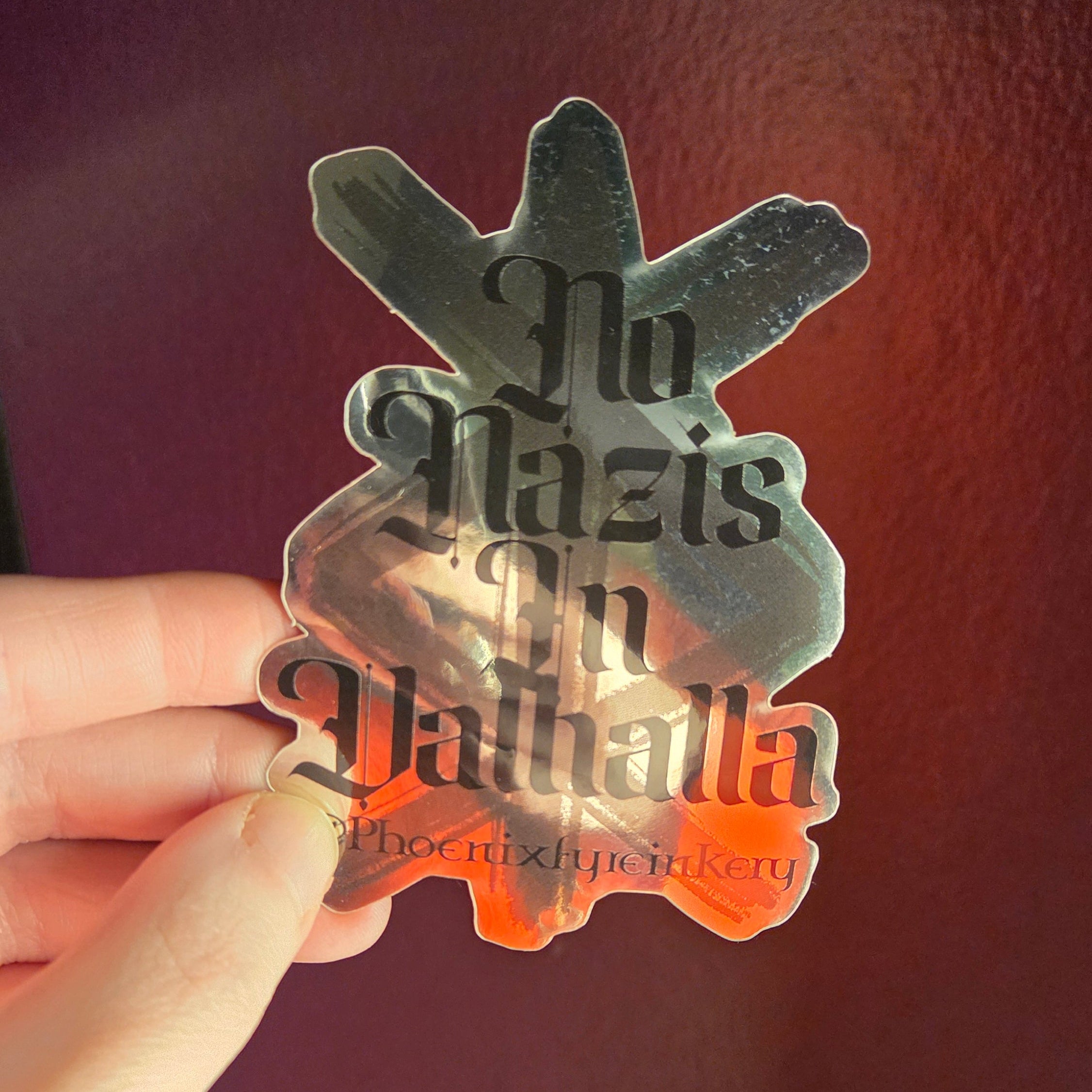 No Nazis in Valhalla Sticker